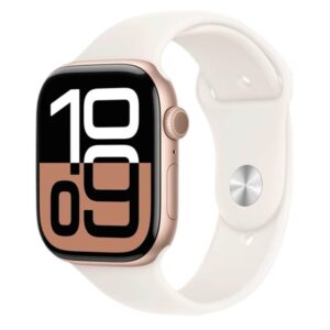 Смарт-часы Apple Watch Series 10 GPS 42mm Rose Gold Aluminium Case with Light Blush Sport Band - S/M